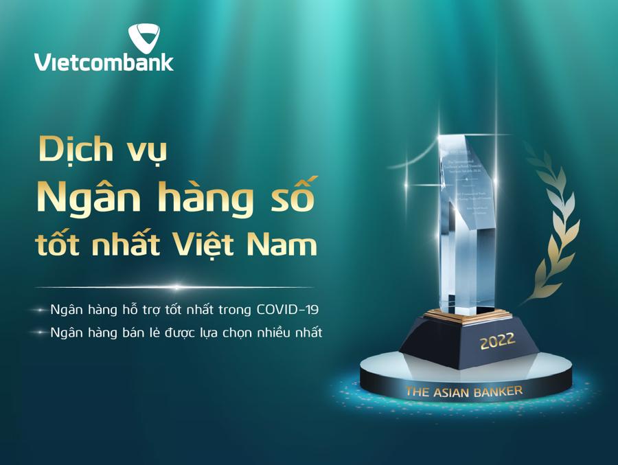 Vietcombank được vinh danh với ba giải thưởng lớn