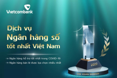 Vietcombank được vinh danh với ba giải thưởng lớn