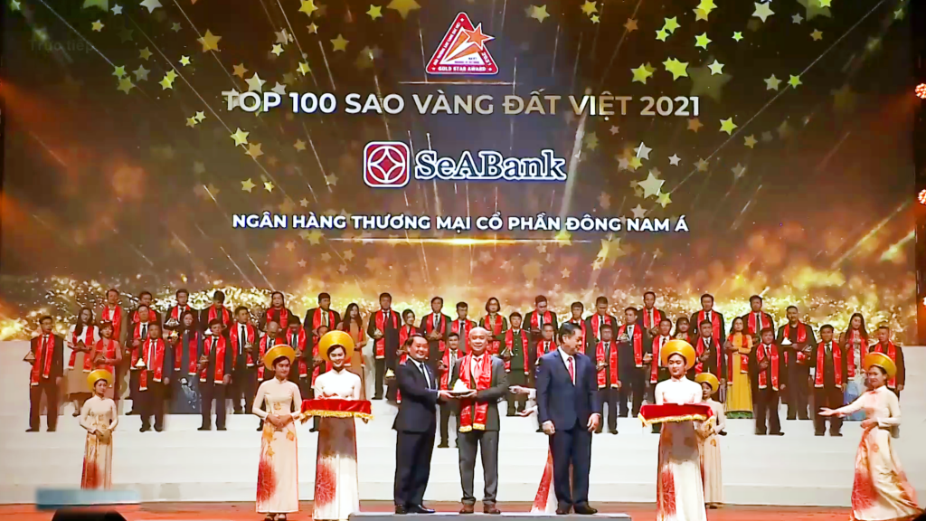 SeABank nhận giải thưởng Sao Vàng đất Việt lần thứ 6