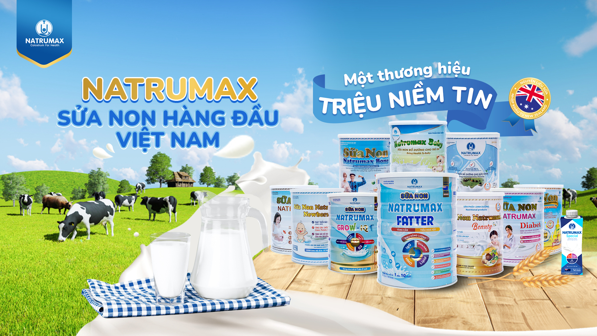 Sữa non Natrumax – hành trình 03 năm “ Vì sức khoẻ người Việt ”