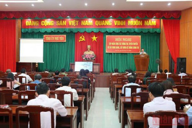 Phú Yên: Tập huấn công tác thông tin, tuyên truyền về xây dựng Đảng, hệ thống chính trị