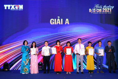 Trao Giải thưởng Báo chí Thông tấn xã Việt Nam năm 2021