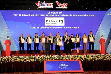 Masan High-Tech Materials: Top 50 Doanh nghiệp tăng trưởng xuất sắc Việt Nam