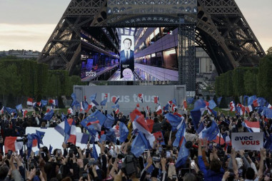 Tổng thống Pháp Emmanuel Macron tái đắc cử