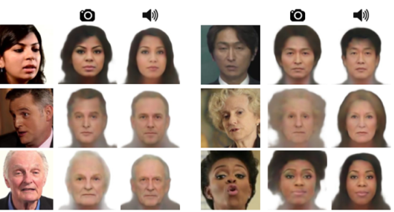 Thuật toán trí tuệ nhân tạo có thể đoán gương mặt của con người qua giọng nói