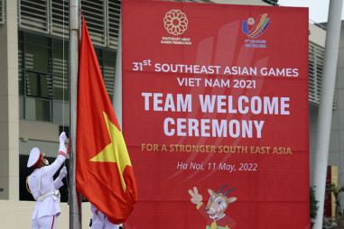 Trang trọng Lễ thượng cờ các đoàn thể thao dự SEA Games 31