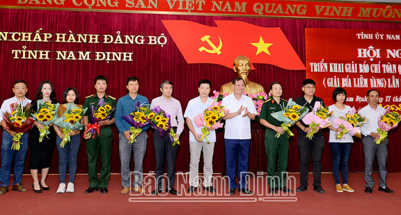 Nam Định: Triển khai Giải Báo chí toàn quốc về xây dựng Đảng năm 2022