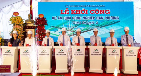 Hà Nội khởi công xây dựng Cụm công nghiệp Đan Phượng