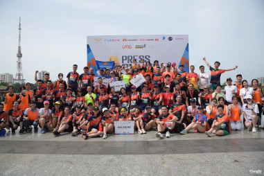 Hà Nội: 200 phóng viên, báo chí dự giải chạy Press Running Marathon