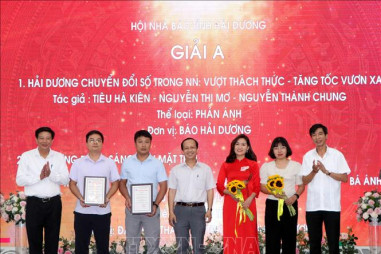 Hải Dương: 20 tác phẩm đoạt giải báo chí Hội Nhà báo tỉnh năm 2021