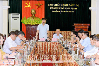 Nam Định: Tọa đàm xây dựng tác phẩm hưởng ứng Giải Búa liềm vàng lần thứ VII - năm 2022