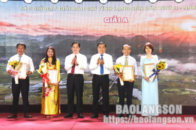 Lạng Sơn trao giải báo chí tỉnh lần thứ II năm 2022