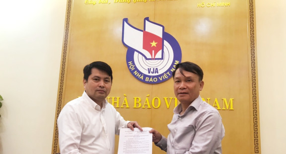 Nhà báo Nguyễn Mạnh Tuấn làm Phó Trưởng Ban Kiểm tra chuyên trách Hội Nhà báo Việt Nam
