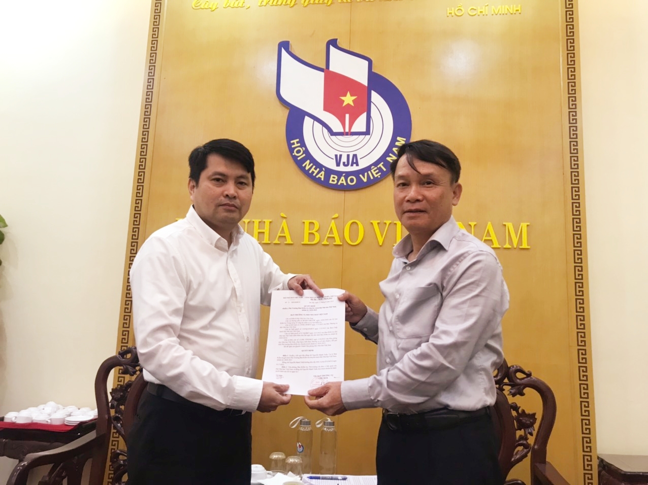 Nhà báo Nguyễn Mạnh Tuấn làm Phó Trưởng Ban Kiểm tra chuyên trách Hội Nhà báo Việt Nam