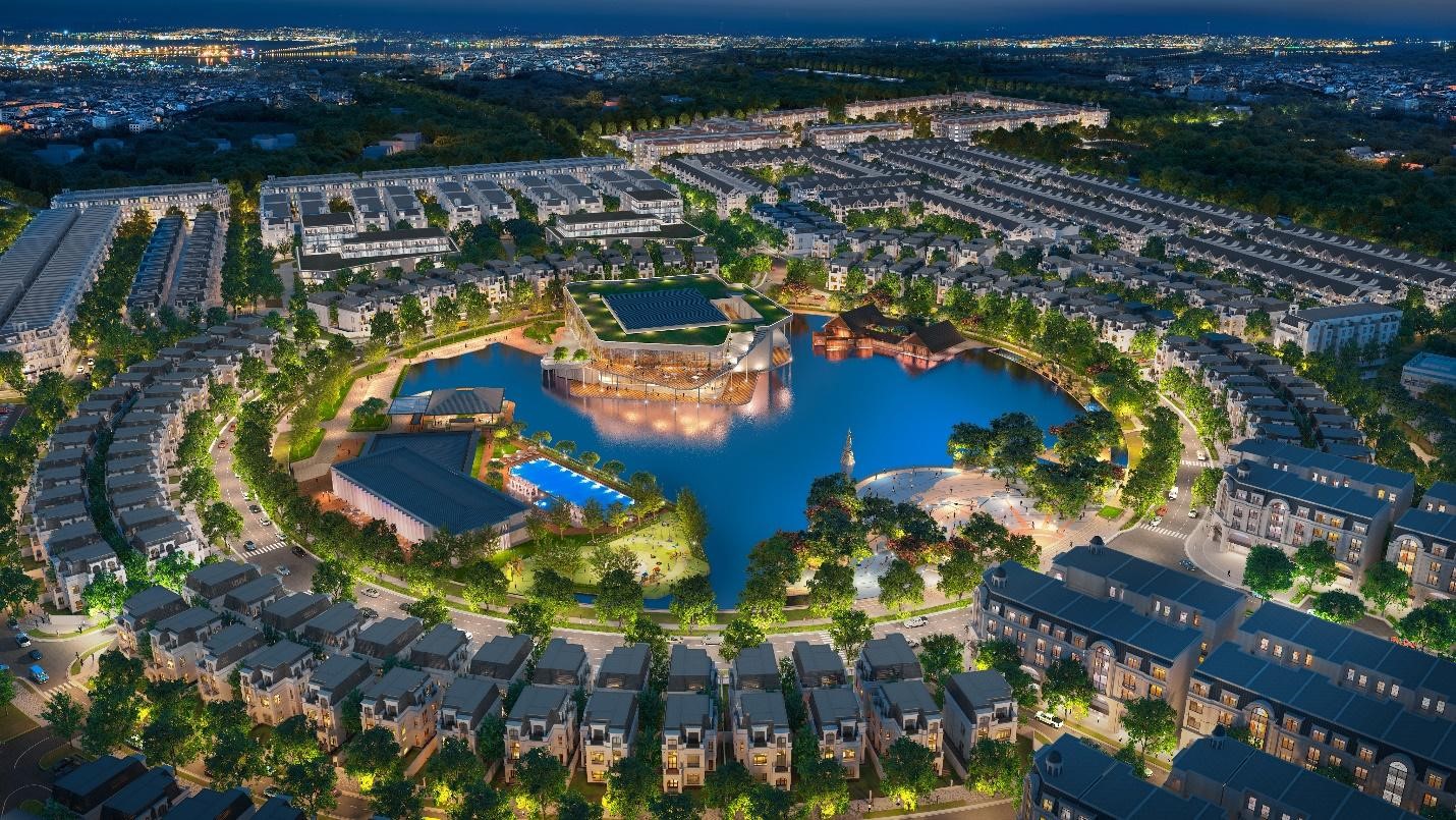 Vẻ đẹp hoàn mỹ của biệt thự có hầm tại đại đô thị Hinode Royal Park