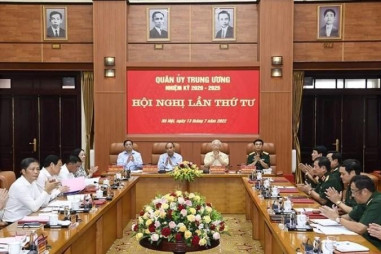 Tổng Bí thư Nguyễn Phú Trọng chủ trì Hội nghị Quân ủy Trung ương triển khai nhiệm vụ trọng tâm 6 tháng cuối năm