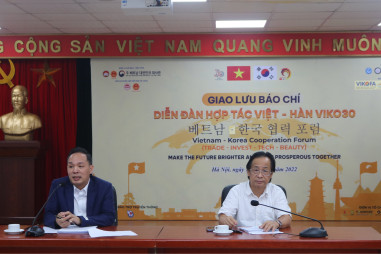 "Diễn đàn hợp tác Việt - Hàn VIKO30"  sẽ diễn ra từ ngày 22 đến 24/7