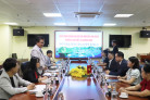 Hội Nhà báo Hàn Quốc thăm và làm việc tại Trung tâm Truyền thông tỉnh Quảng Ninh
