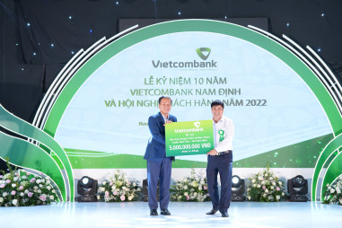Vietcombank hỗ trợ xây dựng trường Trung học cơ sở xã Nam Thanh, huyện Nam Trực, tỉnh Nam Định