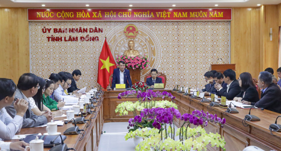 Đoàn công tác Hội Nhà báo Việt Nam làm việc với tỉnh Lâm Đồng