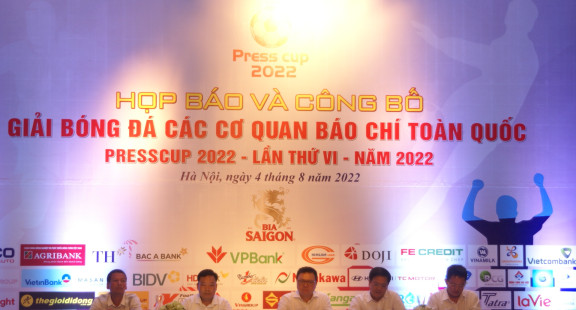 Khởi tranh Giải bóng đá các cơ quan Báo chí toàn quốc – Press Cup 2022