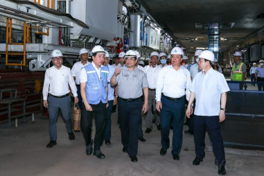 Thủ tướng thị sát dự án đường sắt Nhổn-Ga Hà Nội