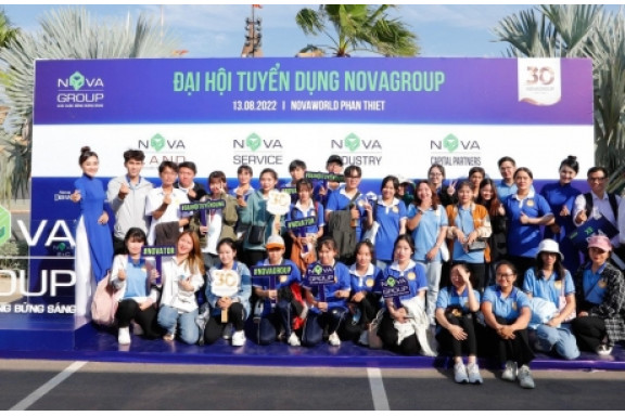 NovaGroup tổ chức Đại hội tuyển dụng quy mô lớn tại Phan Thiết