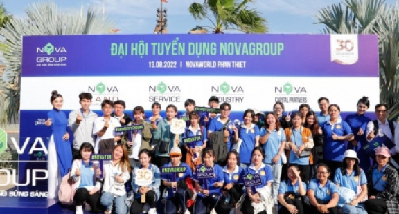 NovaGroup tổ chức Đại hội tuyển dụng quy mô lớn tại Phan Thiết