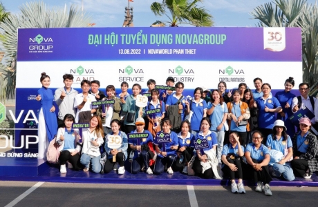 NovaGroup tổ chức Đại hội tuyển dụng quy mô lớn tại Phan Thiết