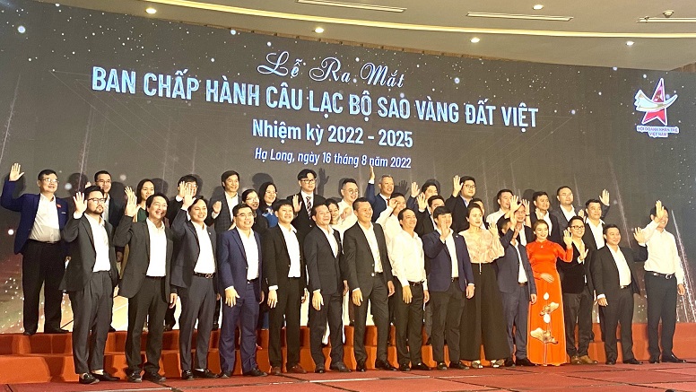 Ra mắt BCH Câu lạc bộ doanh nhân Sao Vàng đất Việt nhiệm kỳ 2022-2025