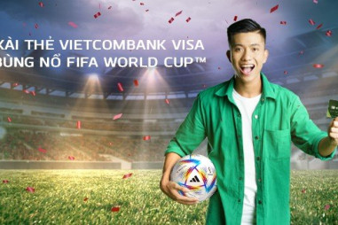 Dùng thẻ Vietcombank Visa trúng tour xem FIFA World Cup