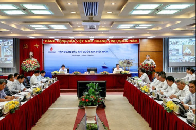 Thủ tướng Chính phủ Phạm Minh Chính làm việc với Tập đoàn Dầu khí Quốc gia Việt Nam