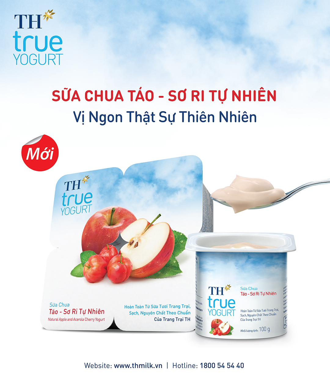 Tạp đoàn TH đưa ra thị trường Sản phẩm TH true YOGURT mới