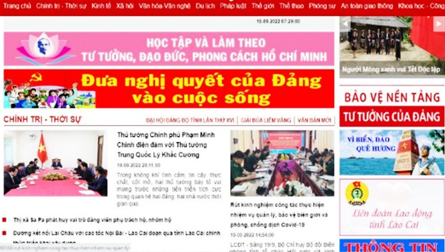 Báo chí Lào Cai góp phần đưa nghị quyết của Đảng vào cuộc sống