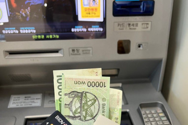 Thẻ BIDV Smart được thực hiện giao dịch và rút tiền tại Hàn Quốc