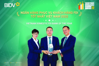 BIDV - Ngân hàng phục vụ khách hàng FDI tốt nhất Việt Nam