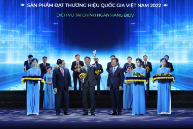BIDV vinh dự tiếp tục được vinh danh Thương hiệu Quốc gia Việt Nam