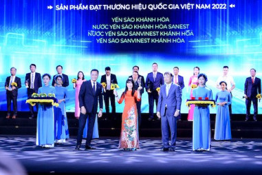 Yến sào Khánh Hòa được tôn vinh Thương hiệu quốc gia năm 2022