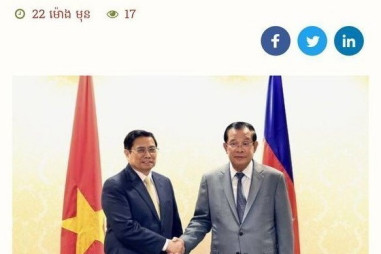 Chuyến thăm Campuchia của Thủ tướng nêu bật tình hữu nghị giữa 2 nước