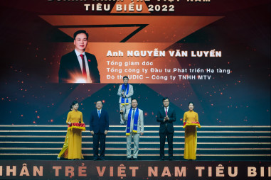 CEO UDIC được vinh danh doanh nhân trẻ tiêu biểu Việt Nam 