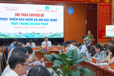 Quảng Nam: Tìm giải pháp phát triển BHXH bắt buộc, đảm bảo an sinh xã hội trên địa bàn