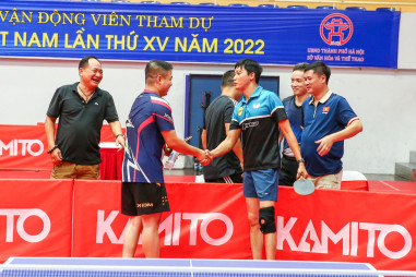 Tinh thần thể thao cao thượng của Giải bóng bàn Cúp Hội Nhà báo Việt Nam