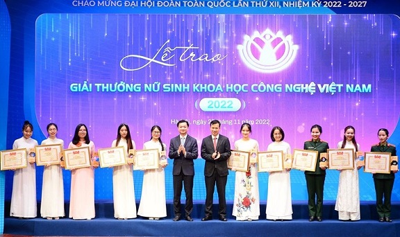 30 tài năng trẻ nhận Giải thưởng về khoa học công nghệ năm 2022