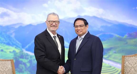 Thủ tướng Phạm Minh Chính tiếp đoàn Hội đồng Kinh doanh Hoa Kỳ-ASEAN và các doanh nghiệp Hoa Kỳ