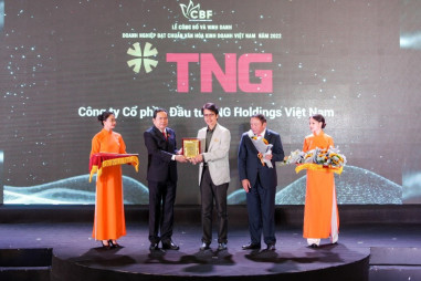 TNG Holdings Vietnam: “Doanh nghiệp đạt chuẩn văn hóa kinh doanh Việt Nam”