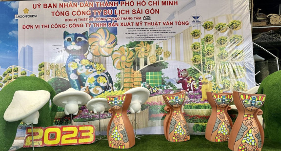 Hé lộ hình ảnh linh vật tại đường hoa Nguyễn Huệ Xuân Quỹ Mão 2023.  