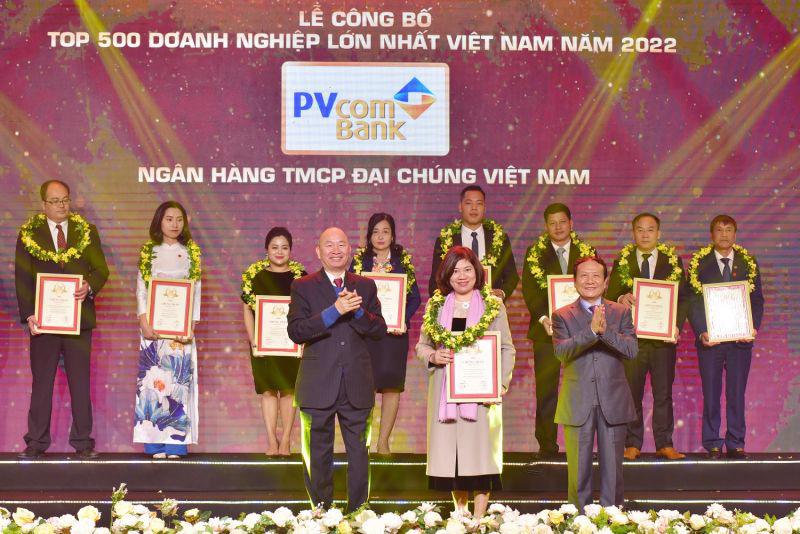 PVcomBank được vinh danh trong bảng xếp hạng VNR500 năm thứ 9 liên tiếp