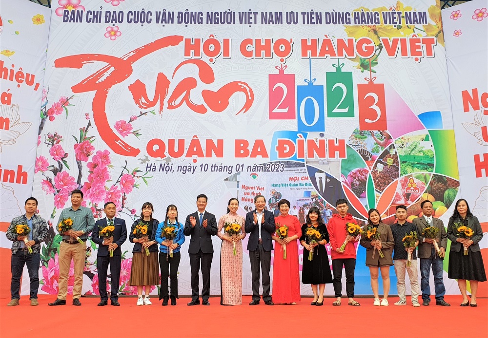 60 sản phẩm OCOP tham gia Hội chợ hàng Việt quận Ba Đình năm 2023