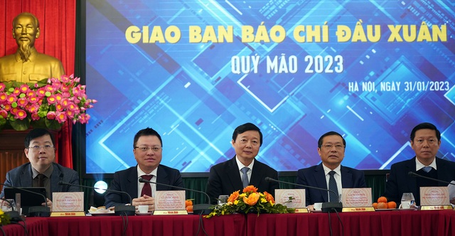 Giao ban báo chí đầu Xuân Quý Mão 2023