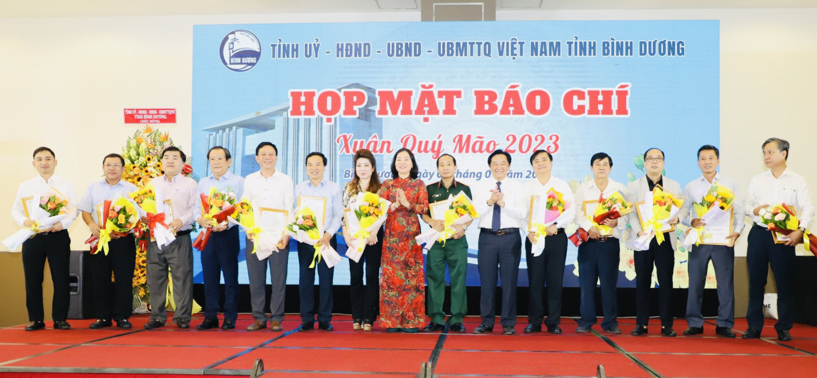 Bình Dương: Họp mặt báo chí đầu Xuân Quý Mão 2023